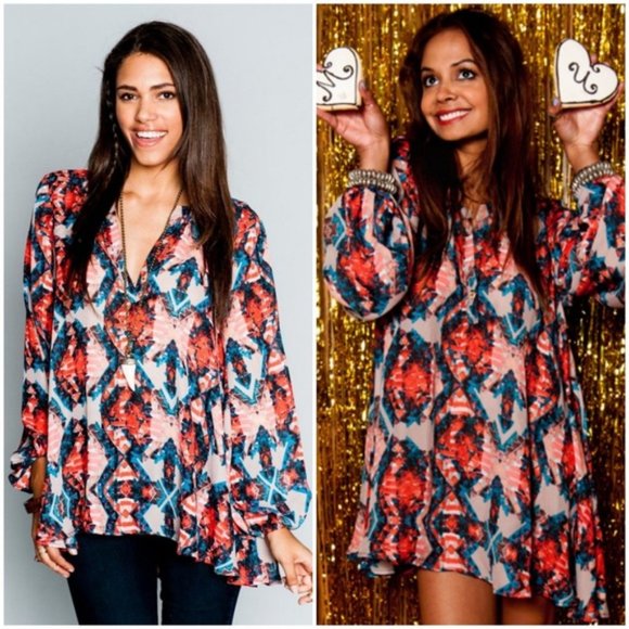 Show Me Your Mumu Kaleidoscope Jamie Tunic DRESS NWT sz S - Picture 1 of 12